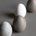 Koriste Standing Egg - valkoinen