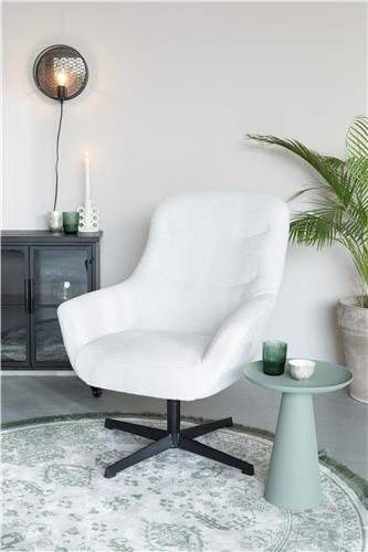 Lounge-tuoli YUKI luonnonvalkoinen