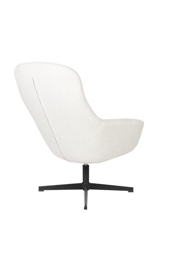 Lounge-tuoli YUKI luonnonvalkoinen