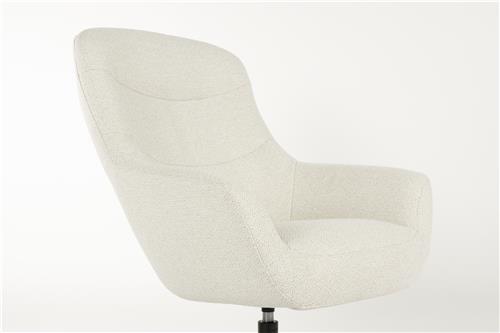 Lounge-tuoli YUKI luonnonvalkoinen