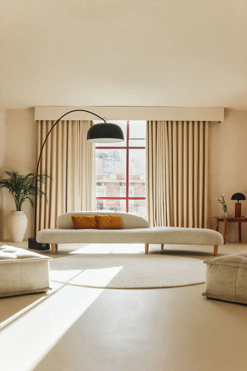 Puuvillamatto ROND Natural Ø120