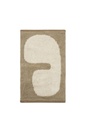 Matto Lay 70x50cm luonnonvalkoinen/taupe