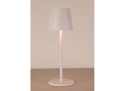 [20315-White] Ladattava LED-valaisin Koli valkoinen