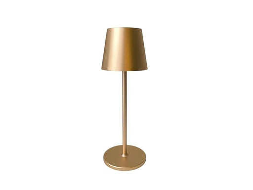 [20315-gold] Ladattava LED-valaisin Koli kulta