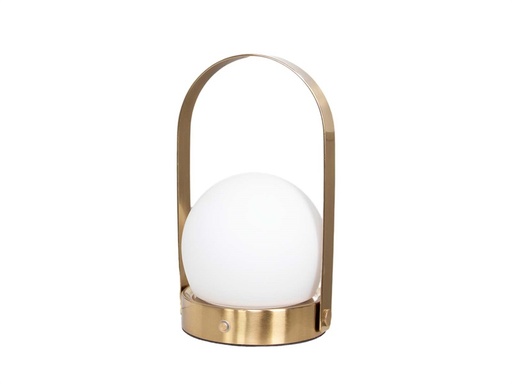 [20316-Gold] Ladattava LED-valaisin David kulta