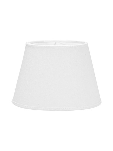 [1531-L002] Oval Lampunvarjostin Lin luonnonvalkoinen 30 cm 