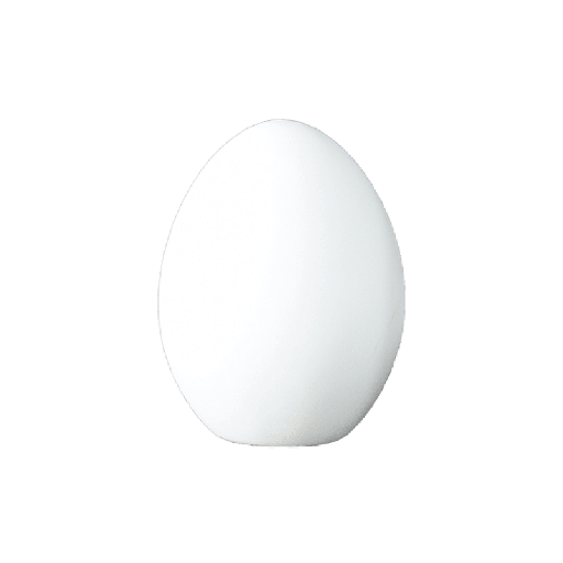 [20180501w] Pääsiäiskoriste STANDING EGG valkoinen
